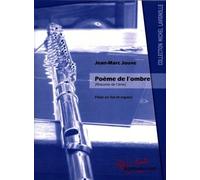 Partitions classique ROBERT MARTIN JOUVE J.M., LAVIGNOLLE M. - POEME DE L'OMBRE FLUTE EN SOL ET ESPACE Flûte traversière