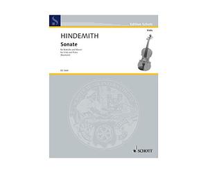 Partitions classique SCHOTT HINDEMITH PAUL - SONATA - VIOLA AND PIANO Alto