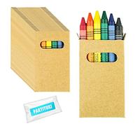 Partituki Piñatas de Cumpleaños Infantiles 30 Sets de 6 Ceras de Colores. Ideal para Detalles y Regalos Niños Colegio