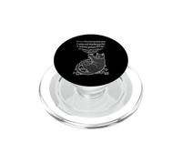 Partitura Amante de los Gatos Doodle Notas Músico Swing PopSockets PopGrip para MagSafe