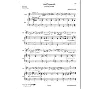 PARTITURA CLASICA - Au Crépuscule - J. NAULAIS - F Horn and Piano