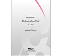 PARTITURA CLASICA - Meditation from Thaïs - J. MASSENET - Violin and Piano