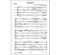 PARTITURA CLASICA - Notturno - K.D. von DITTERSDORF - Clarinet Quartet