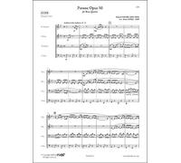 PARTITURA CLASICA - Pavane Opus 50 - G. FAURE - Brass Quartet