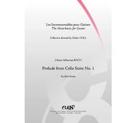 PARTITURA CLASICA - Prelude from Cello Suite No. 1 - BACH - Solo Guitar