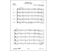 PARTITURA CLASICA - Rinaldo's Air - G. F. HAENDEL - Oboe and Clarinet Quartet