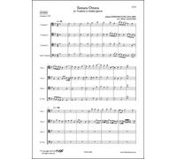 PARTITURA CLASICA - Sonata Ottava - J. ROSENMULLER - Trombone Quartet
