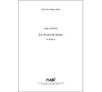 PARTITURA JAZZ&BLUES - J'ai Arrêté de Fumer - G. ARCENS - Big Band