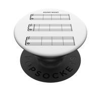 Partitura Musical sin Notas Noche de Paz Silent Night Sound PopSockets PopGrip Adhesivo