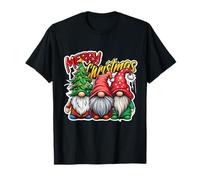 Partner Familie Xmas süße Wichtel Glühwein Feliz Navidad Camiseta