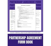 Partnership Agreement Form Book: 17 Legal Templates for Small Business Owners | 8.5 x 11 in.