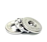 Parts and Parts Rodamientos axiales de bolas 51200 10 x 26 x 11 mm, DIN 711, alta carga axial, fácil montaje, rodamientos axiales ranurados, construcción de acero duradera, uso en ejes y dispositivos