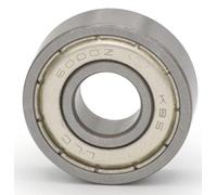 Parts and Parts Rodamientos profundos de bolas 6000 2Z, 10 x 26 x 8 mm, DIN 625 ISO 15, rodamientos radiales de alta velocidad, baja fricción, marcha suave, ideal para transmisión de vehículos y