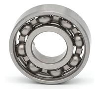 Parts and Parts Rodamientos profundos de bolas 6001 c3, 12 x 28 x 8 mm, DIN 625 ISO 15, rodamientos radiales de alta velocidad, baja fricción, marcha suave, ideal para transmisión de vehículos y