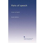 Parts of speech: Essays on English
