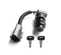 Parts RC461-53962 and RC411-53964, a replacement Ignition Switch and a Solenoid Valve that also includes the Keys for a Kubota Excavator.