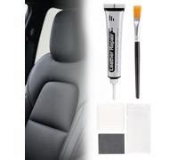 PARTS4EV Bálsamo de renovación de cuero negro para rejuvenecedores de color Tesla y kit de reparación para zonas decoloradas y rayadas, apto para Tesla Model Y/3/S/X