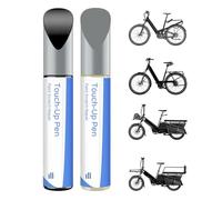 PARTS4EV Black - Pintura de retoque para bicicleta con barniz transparente para Riese & Müller - Lápiz de retoque de alta cobertura para metal y plástico