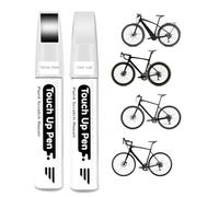 PARTS4EV Tarmac Negro Satinado Pintura para Bicicleta - Pintura de retoque con laca transparente para Specialized - Bolígrafo de pintura para metal y plástico - Pintura de reparación de alta cobertura