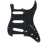 Partsland golpeador Stratocaster modelo negro, 3 capas