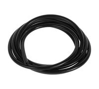 Partuto 1Pc 130Psi Máxima Presión Universal Manguera De Vacío De Silicona Para Automóvil Línea De Vacío De Automoción alta- Temperatura Silicona Negra 6.6Ft 1/8 3mm Id 2mm Grosor