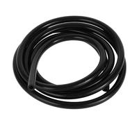 Partuto 1Pc Manguera De Vacío De Silicona Universal Para Automóviles Línea De Vacío De alta- Temperatura De Silicona Negra 5.5Ft 3/16 5mm Id 2mm Grosor