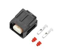 Partuto 2 Conector De Inyector De Perno Diesel Conector De Terminal De Cable Hembra Para Automóvil Para Toyota Plástico Negro 1 Juego