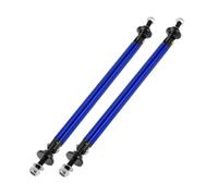 Partuto 2pcs 150mm/5.91in Barras de Soporte Divisor Ajustables para Parachoques Delantero Trasero de Coche Varillas de Refuerzo de Labio Divisor de Aluminio Aleación Azul