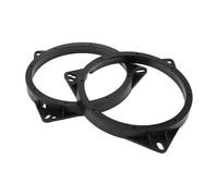 Partuto Anillo Espaciador De Altavoz Adaptador De Altavoz De Tweeter Para Coche Para Nissan Qashqai Puertas Delanteras Traseras Abs Negro Impermeable