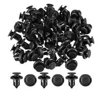 Partuto Clips De Tipo Empuje No.91503Sz3003 - Remaches De Fijación Para Parachoques Interior De Puerta De Coche - Para Honda Accord 1997-2011 Plástico, Negro 50Pcs