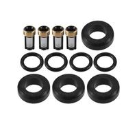 Partuto Junta Tórica De Sellado Del Inyector De Combustible Kit De Reconstrucción Y Reparación De Juntas Tóricas Para Matrix Corolla Para Scion Xd Caucho Nbr Negro 4 Juegos