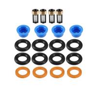 Partuto Junta Tórica De Sellado Del Inyector De Combustible Kit De Reconstrucción Y Reparación De Juntas Tóricas Para Automóviles Para Ford Thunderbird Nbr Goma Negra 4 Juegos