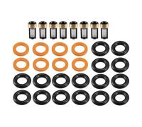 Partuto Junta Tórica De Sellado Del Inyector De Combustible Kit De Reconstrucción Y Reparación De Juntas Tóricas Para Automóviles Para Dodge Dakota 2002 Caucho Nbr Negro 8 Juegos