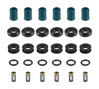 Partuto Junta Tórica De Sellado Del Inyector De Combustible Kit De Reconstrucción Y Reparación De Juntas Tóricas Para Automóviles Para Toyota 3Vze 3.0L 1988-1995 Goma Nbr Negra 6 Juegos