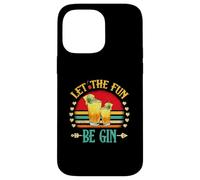 Party Alcohol Let The Fun Be Gin Tonic Cocktail Love Carcasa para iPhone 14 Pro MAX
