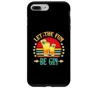 Party Alcohol Let The Fun Be Gin Tonic Cocktail Love Carcasa para iPhone 7 Plus/8 Plus
