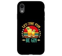 Party Alcohol Let The Fun Be Gin Tonic Cocktail Love Carcasa para iPhone XR