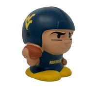 Party Animal NCAA Jumbo Squeezymates West Virginia Squeezy Figurine, colores del equipo, 5 pulgadas de alto