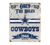 Party Animal NFL en Relieve Metal Vintage Pub Signs, Dallas Cowboys