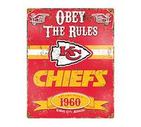 Party Animal NFL en Relieve Metal Vintage Pub Signs, Team Color