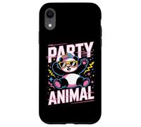 Party Animal Panda tee Funny Cool Gafas de Sol Cap Retro Style Carcasa para iPhone XR