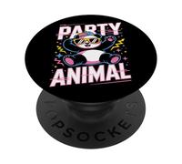 Party Animal Panda tee Funny Cool Gafas de Sol Cap Retro Style PopSockets PopGrip Adhesivo