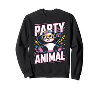 Party Animal Panda tee Funny Cool Gafas de Sol Cap Retro Style Sudadera