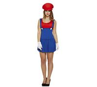 Party Central - Disfraz de Mario para mujer