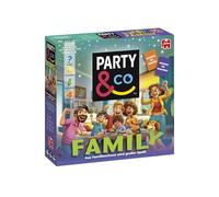 Party & Co. Family - Juego de mesa divertido para niños y adultos, juego de cartas de 16 años, 2 - 10 jugadores