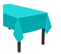 Party Essentials Mantel Rectangular de plástico Resistente Disponible en 24 Colores, 54 x 108, 3 Unidades, Azul neón (54108NBL-3)