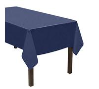 Party Essentials Mantel Rectangular de plástico Resistente Disponible en 24 Colores, 54 x 108, 3 Unidades, Azul Marino (54108NB-3)