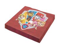 Party Factory 20 servilletas de papel, 33 x 33 cm, multicolor, 3 capas, desechables para cumpleaños infantiles o fiestas temáticas