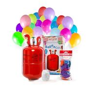 Party Factory Globos de helio para 30 globos, incluye 30 globos