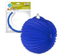 Party - Farol papel redondo, 25 cm, color azul (68595)